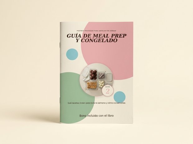 Portada de la Guía de meal prep y congelado